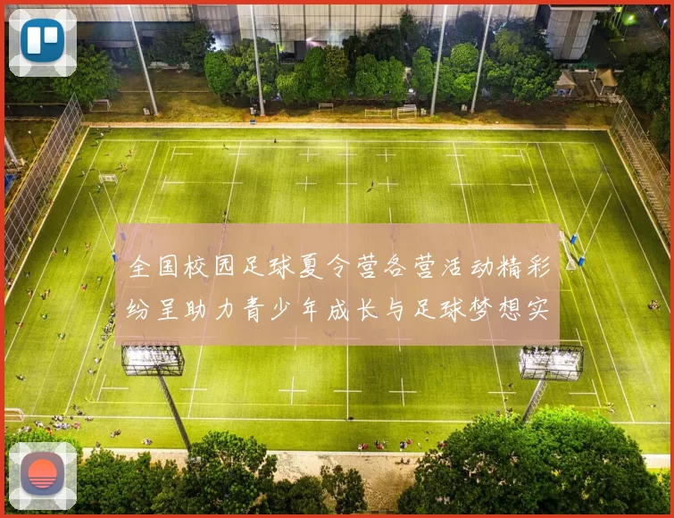 全国校园足球夏令营各营活动精彩纷呈助力青少年成长与足球梦想实现